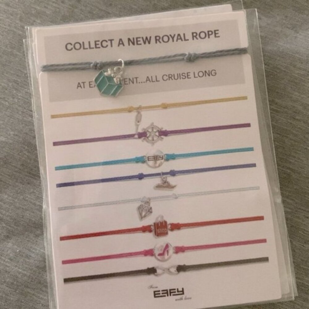 Gift box charm - EFFY royal rope bracelet  💎 multiples available